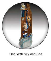 one with the sky and sea